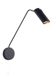 Futuro 1 kinkiet czarny z wysięgnikiem LP-17001/1WL BK