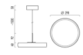 Chors Lampa wisząca Myco One Z 300 W 31.4115.A  Chors