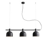Beryl black lampa wisząca 3 pł. 976E_1 Aldex