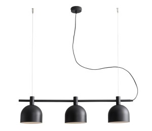 Beryl black lampa wisząca 3 pł. 976E_1 Aldex