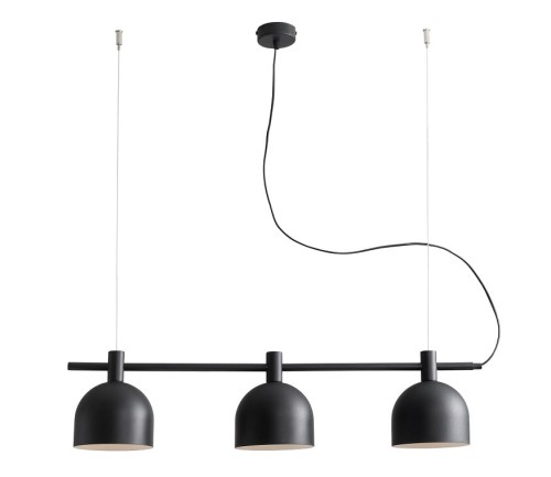 Żyrandol lampa wisząca  3-PŁ. BERYL BLACK 976E_1 ALDEX