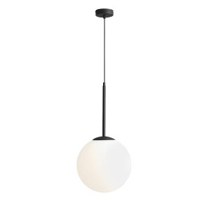 Lampa na 1 klosz ø 30 cm wisząca czarna Bosso  1087G1  Aldex