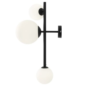 Dione czarny kinkiet 1092Y1 Aldex