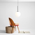 Lampa na 1 klosz ø 30 cm wisząca czarna Bosso  1087G1  Aldex