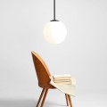 Lampa na 1 klosz ø 30 cm wisząca czarna Bosso  1087G1  Aldex
