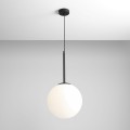 Lampa na 1 klosz ø 30 cm wisząca czarna Bosso  1087G1  Aldex