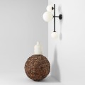 Dione czarny kinkiet 1092Y1 Aldex