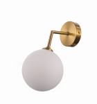 Lampa ścienna Dorado kinkiet ścienny złoty klosz kula LP-002/1W