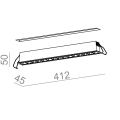 Lampa do zabudowy RAFTER points 41 LED trim  	37975 Aqform