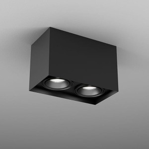 Lampa natynkowa plafon SQUARES next 50x2 LED 46969  Aqform