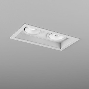 Lampa do zabudowy w sufit SQUARES next 50x2 LED  wpuszczany 37980 Aqform