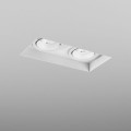 Lampa do zabudowy sufitowa SQUARES next 50x2 LED trimless  wpuszczany 37991 Aqform