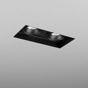 Lampa do zabudowy sufitowa SQUARES next 50x2 LED trimless  wpuszczany 37991 Aqform