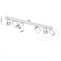 Merida 6L  SL.0464  oprawa sufitowa regulowana biała  Sollux lighting