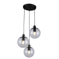 Lampa wisząca Puerto 3 czarna 3 żar. E27  LP-004/3P BK