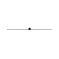 Kinkiet czarny Pin led L 8130 IP44 15W 4000K Nowodvorski
