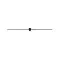 Kinkiet czarny Pin led L 8130 IP44 15W 4000K Nowodvorski