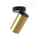 Lampa natynkowa GU10 kinkiet mosiądz z czarnym Mono 7778 Nowodvorski