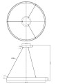 Lampa wisząca mała czarna koło Midway LP-033/1P S BK Triangle