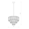 Lampa wisząca Cristal M kryształowa na 9żar. 7616 Nowodvorski