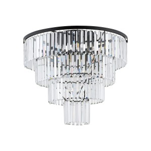 Lampa sufitowa plafon Cristal black L kryształowa na 12 żar. 7630 Nowodvorski