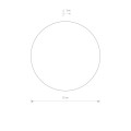 Lampa natynkowa kinkiet led biały Ring M 7638 Nowodvorski