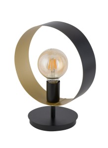 Lampa gabinetowa nocna Happy 1 E27 czarno / złota 50278 Sigma