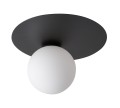 Lampa natynkowa plafon Argon 1 koło czarny 33263 Sigma