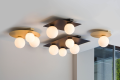 Lampa natynkowa plafon Argon 1 prostokąt czarny 33273 Sigma