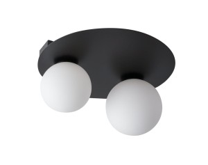 Lampa natynkowa plafon Argon 2 koło czarny 33267 Sigma