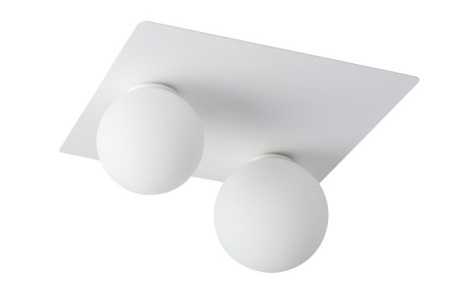 Lampa natynkowa plafon Argon 2  prostokąt biały 33275 Sigma
