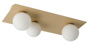 Lampa natynkowa plafon Argon 3 prostokąt złoto 33280 Sigma