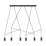 Lampa wisząca IMBRIA VI czarna 9675 Nowodvorski