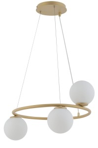 Lampa wisząca Gama 3 koło 33380  złota Sigma