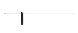Lampa natynkowa z wyłącznikiem kinkiet czarny led Impulse L 8117