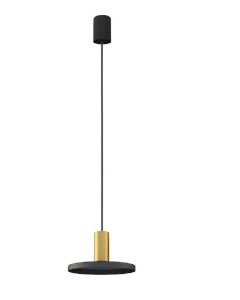 Lampa wisząca HERMANOS B BLACK/SOLID BRASS 8100 Nowodvorski