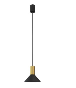 Lampa wisząca HERMANOS A BLACK/SOLID BRASS 8103 Nowodvorski