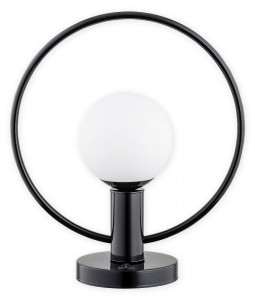 Lampa gabinetowa   Rico lampka stołowa 1 pł.  czarny połysk O2948 L1 CZA