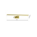 Lampa ścienna ML5734 kinkiet SHINE GOLD 13,8W LED IP44