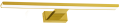 Lampa ścienna ML5734 kinkiet SHINE GOLD 13,8W LED IP44