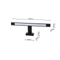 SHINE black 7W LED  ML4379  kinkiet led czarny IP44  MILAGRO