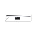 SHINE black 13,8W LED  ML4382  kinkiet led czarny  IP44  MILAGRO