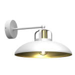 Lampa ścienna kinkiet FELIX WHITE/GOLD 1xE27 MLP7702