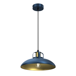 Lampa wisząca FELIX NAVY BLUE/GOLD 1xE27  MLP7714