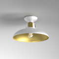 Lampa sufitowa FELIX WHITE/GOLD 1xE27 plafon  MLP7703
