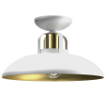 Lampa sufitowa FELIX WHITE/GOLD 1xE27 plafon  MLP7703