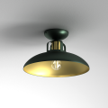 Lampa sufitowa FELIX GREEN/GOLD 1xE27 plafon  MLP7708
