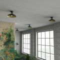 Lampa sufitowa FELIX GREEN/GOLD 1xE27 plafon  MLP7708