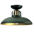 Lampa sufitowa FELIX GREEN/GOLD 1xE27 plafon  MLP7708