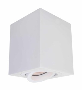 Lampa  natynkowa kostka  biała Lyon 1 LP-5881/1SM WH